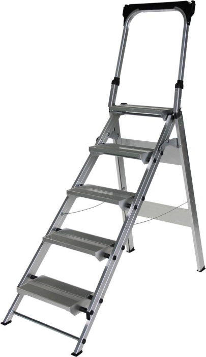 Alu-Klapptreppe
5 Stufen mit Bügel
Höhe o. Stufe 1,10 m - Detail 1
