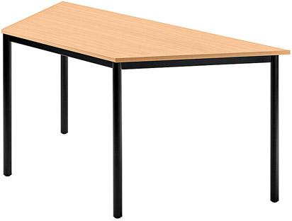 Trapeztisch 1600x693x720
Buche/schwarz DR - Detail 1