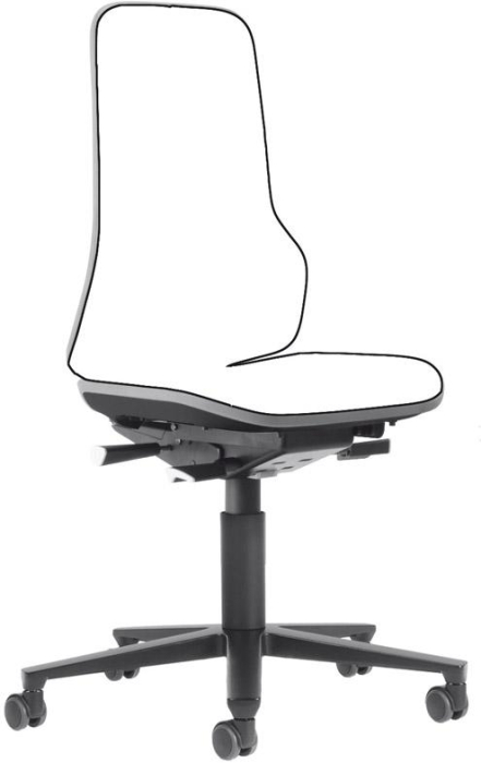 Bimos Arbeitsstuhl
ESD Neon 2, grau
Sitzhöhe 450-620 mm - Detail 1