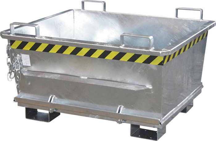 Klappbodenbehälter 500 l
B1200xT1040xT715 mm
vzk Tragkraft 1000kg - Detail 1