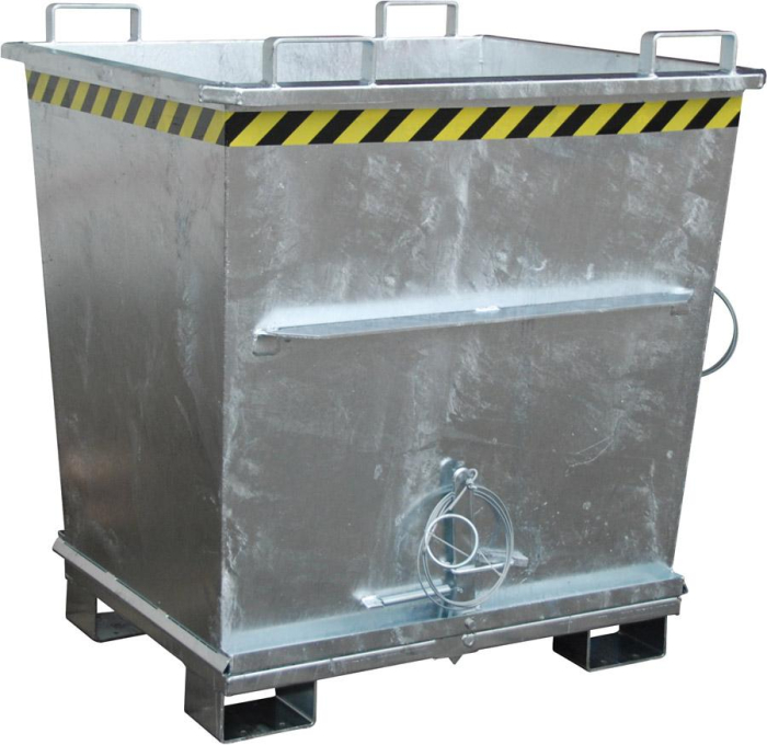 Klappbodenbehälter 1000l
B1200xT1040xT1270 mm
vzk Tragkraft 2000kg - Detail 1