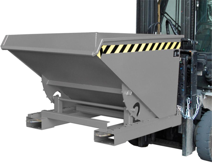 Kippbehälter EXPO 600 l
B1070xT1260xH835 mm
RAL7005 Tragkraft 1000kg - Detail 1
