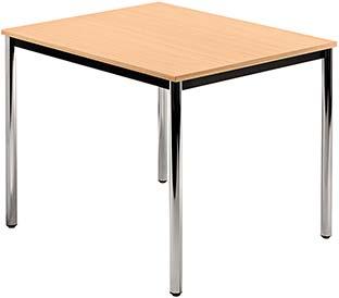 Bespr.-tisch 80 x 80
Buche/Chrom - Detail 1