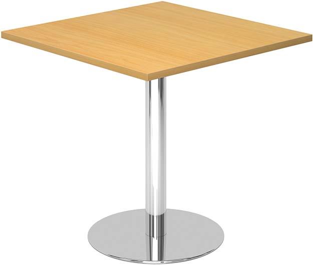 Besuchertisch Buche/Chrom
800x800 mm - Detail 1