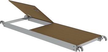 Plattform mit Klappe
für Gerüstbreite 2,45 m - Detail 1