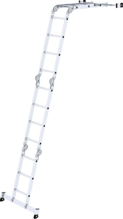 Alu-Vielzweckleiter
2x3 + 2x4 Sprossen
Höhe als Bühne 0,99 m - Detail 1
