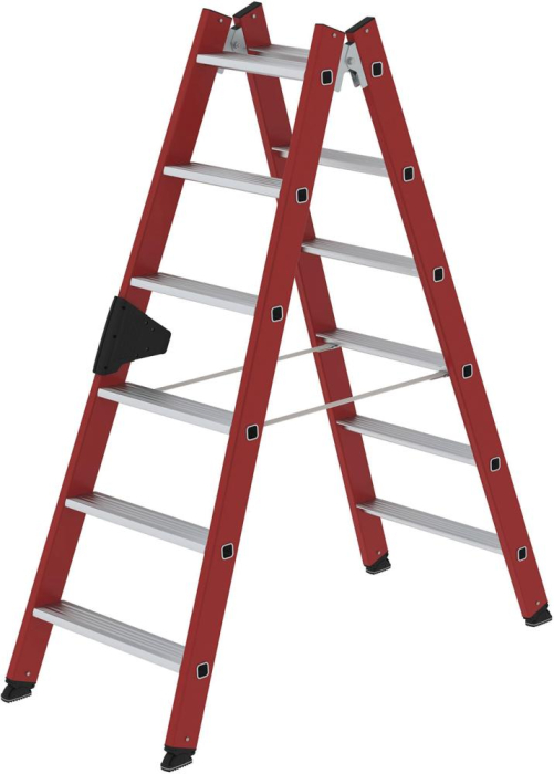 GFK-Stehleiter
2x6 Alu-Stufen
Leiterlänge 1,60 m - Detail 1