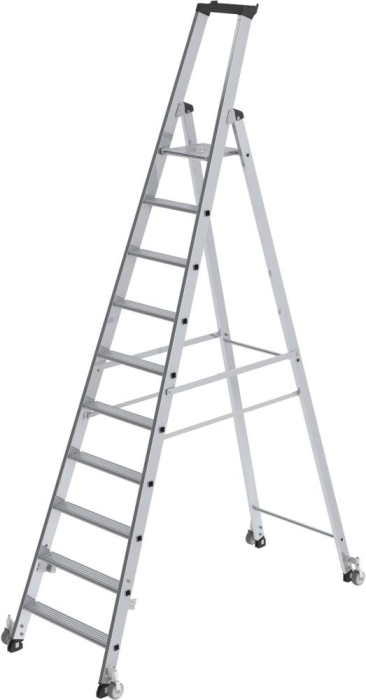 Alu-Stehleiter
10 Stufen
Gesamthöhe 2,31 m - Detail 1