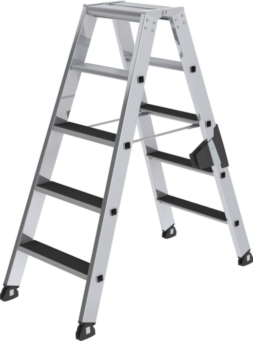 Alu-Stehleiter
2x5 Stufen clip-step
Gesamthöhe 1,14 m - Detail 1