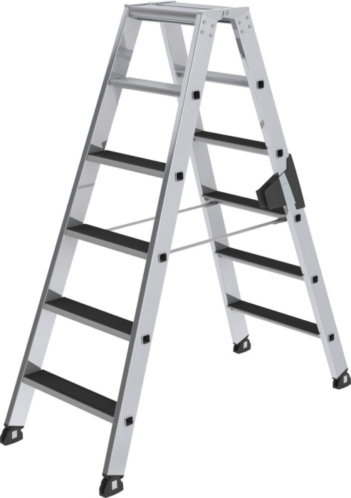 Alu-Stehleiter
2x6 Stufen clip-step
Gesamthöhe 1,38 m - Detail 1