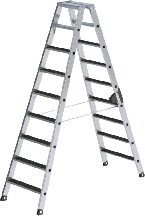 Alu-Stehleiter
2x9 Stufen clip-step R13
Gesamthöhe 2,08 m - Detail 1