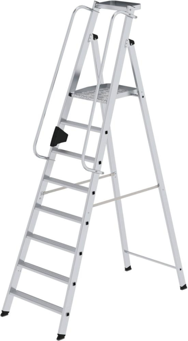 Alu-Stehleiter
8 Stufen
Gesamthöhe 2,59 m - Detail 1