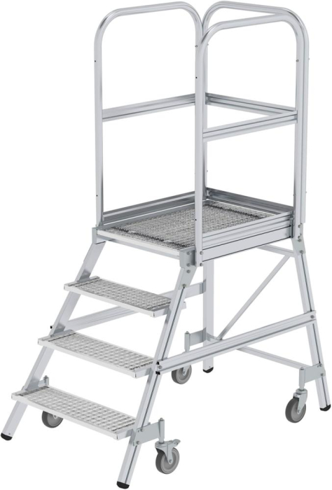 Alu-Podestleiter
4 Gitterrost-Stufen
Podesthöhe 0,96 m - Detail 1