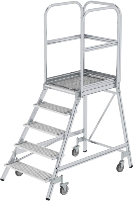 Alu-Podestleiter
5 Gitterrost-Stufen
Podesthöhe 1,20 m - Detail 1