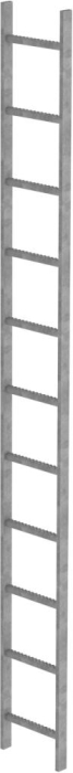 Schachtleiter
11 Sprossen L 3,08 m
B340 mm LW 300 mm - Detail 1