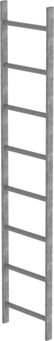 Schachtleiter
8 Sprossen L 2,24 m
B440 mm LW 300 mm - Detail 1