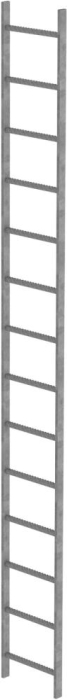 Schachtleiter
14 Sprossen L 3,92 m
B440 mm LW 300 mm - Detail 1