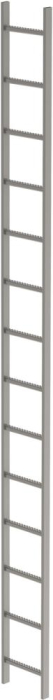 Schachtleiter
14 Sprossen L 3,92 m
B340 mm LW 300 mm - Detail 1