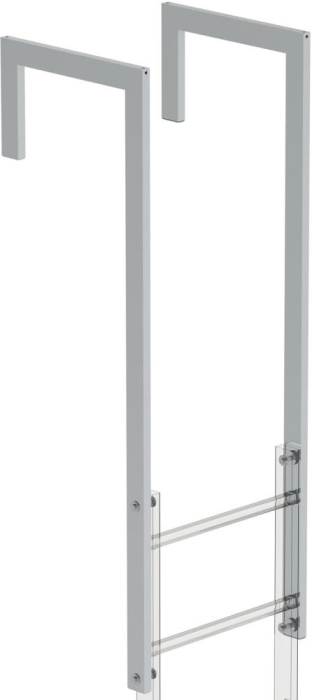 Ausstiegsholm
abgewinkelt L 1600 mm
Alu blank - Detail 1