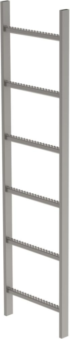Schachtleiter
6 Sprossen L 1,68 m
B440 mm LW 300 mm - Detail 1