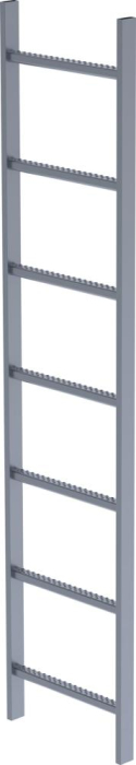 Schachtleiter
7 Sprossen L 1,96 m
B440 mm LW 300 mm - Detail 1