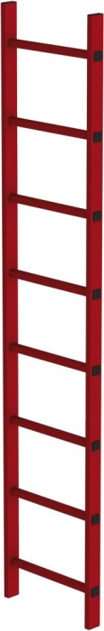 Schachtleiter
8 Sprossen L 2,24 m
B450 mm LW 300 mm - Detail 1