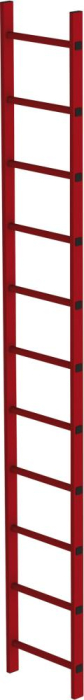Schachtleiter
11 Sprossen L 3,08 m
B450 mm LW 300 mm - Detail 1