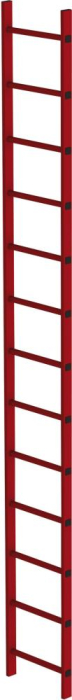 Schachtleiter
13 Sprossen L 3,64 m
B450 mm LW 300 mm - Detail 1