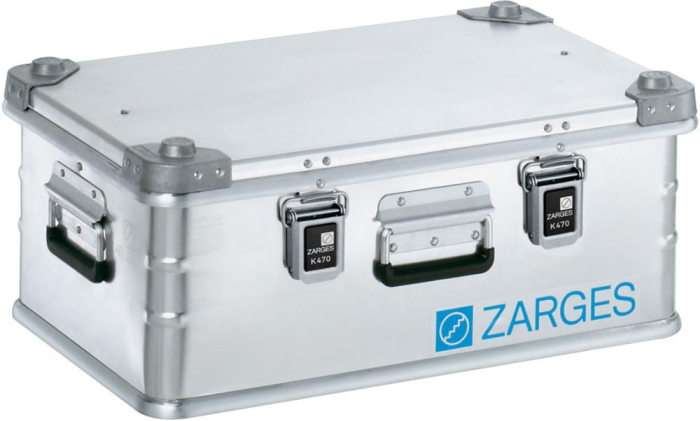 Alu-Kiste K470 42 l
IM: ca. B550xT350xH220 mm
3 Griffe - Detail 1