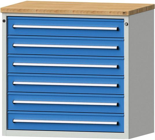 Anke Schubadenschrank
B1060xT700xH1020mm
RAL 7035/5012 - Detail 1