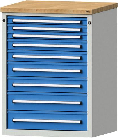 Anke Schubladenschrank
B760xT700xH1020mm
RAL 7035/5012 - Detail 1