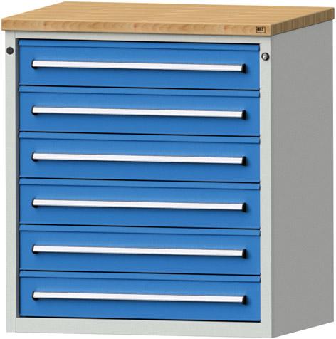 Anke Schubladenschrank
B910xT700xH1020mm
RAL 7035/5012 - Detail 1
