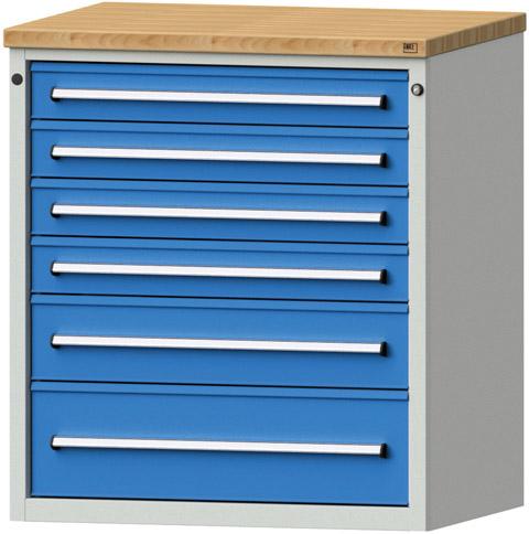 Anke Schubladenschrank
B910xT700xH1020mm
RAL 7035/5012 - Detail 1