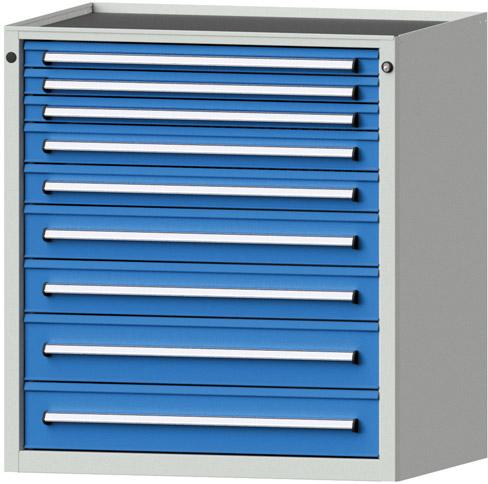 Anke Schubladenschrank
B910xT700xH980mm
RAL 7035/5012 - Detail 1