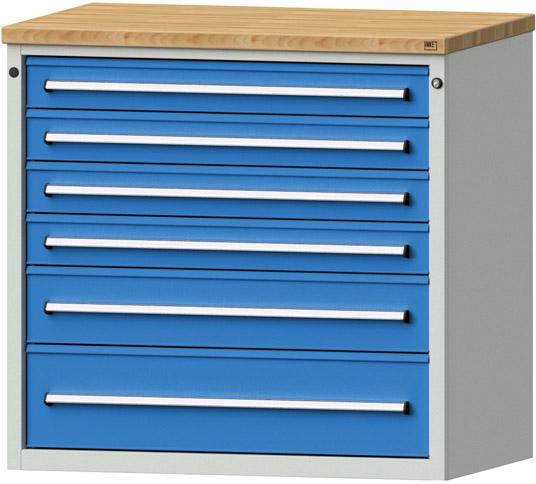 Anke Schubladenschrank
B1060xT700xH1020mm
RAL 7035/5012 - Detail 1
