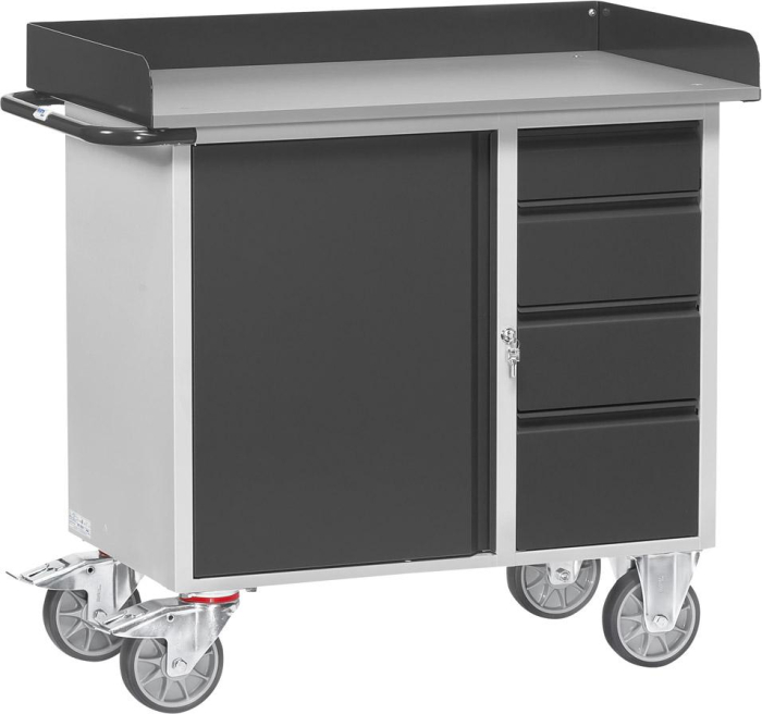 Werkstattwagen
B1080xT590xH915mm
RAL 7035/7016 - Detail 1