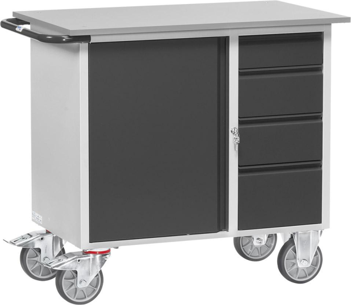 Werkstattwagen
B1080xT590xH915mm
RAL 7035/7016 - Detail 1
