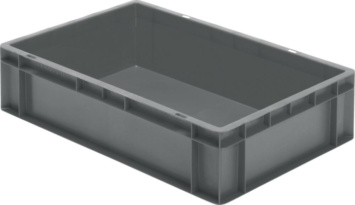 Stapeltransportkasten
600x400x145 mm grau - Detail 1