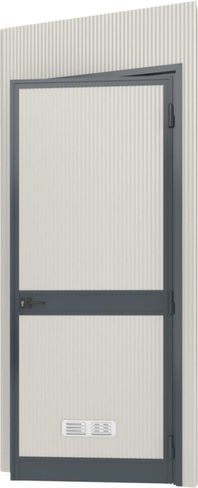 Paneel mit Türe DIN r.
B1150xT60xH2600 mm
Selbstbauhaus SmartUnit - Detail 1