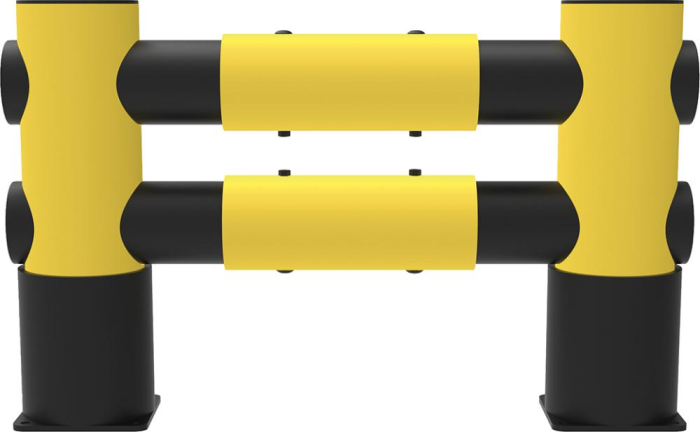 Regalanfahrschutz Golf
H500xL1100 mm 2-zeilig
gelb/schwarz - Detail 1