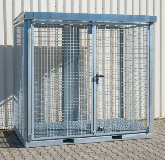 Gasflaschen-Container
2535x1575x2260 mm - Detail 1