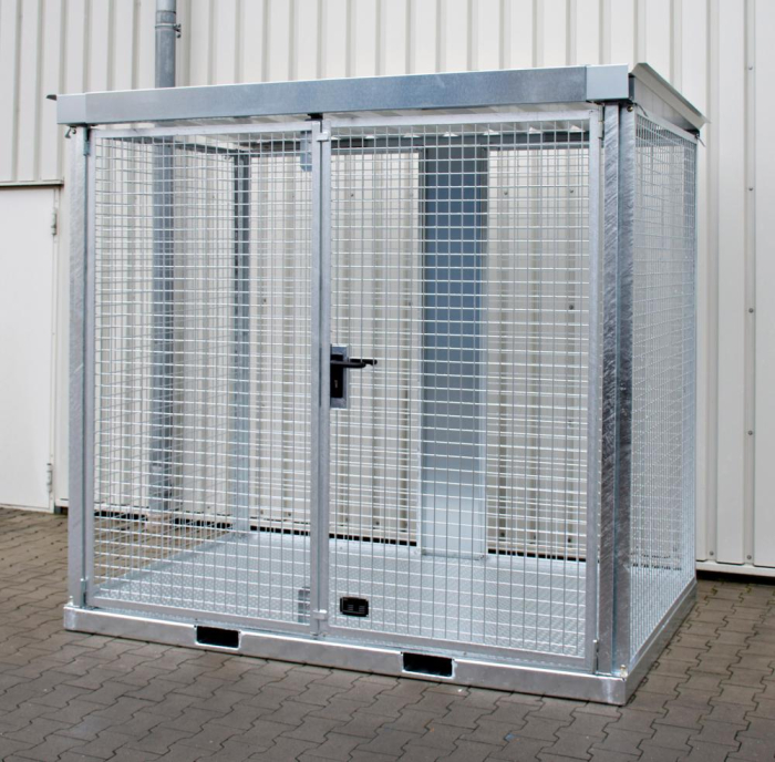 Gasflaschen-Container
2535x1575x2260 mm - Detail 1