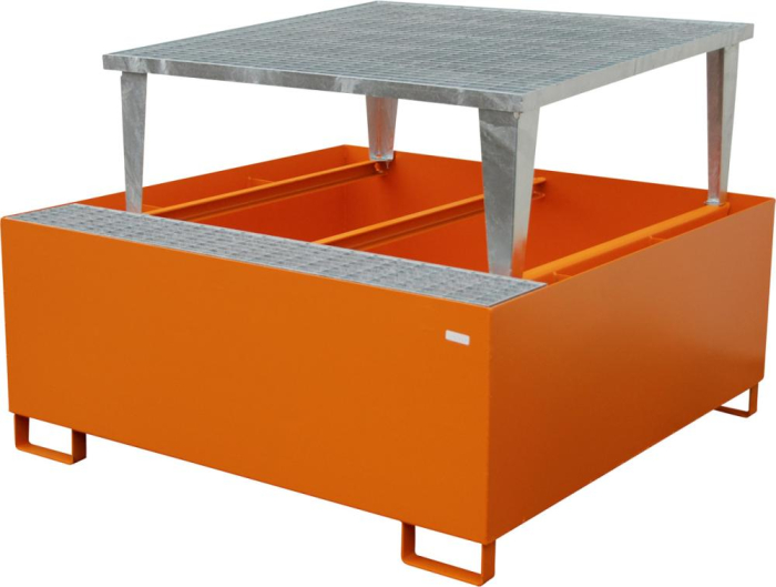 Auffangwanne AWA 1000
lackiert orange RAL 2000 - Detail 1