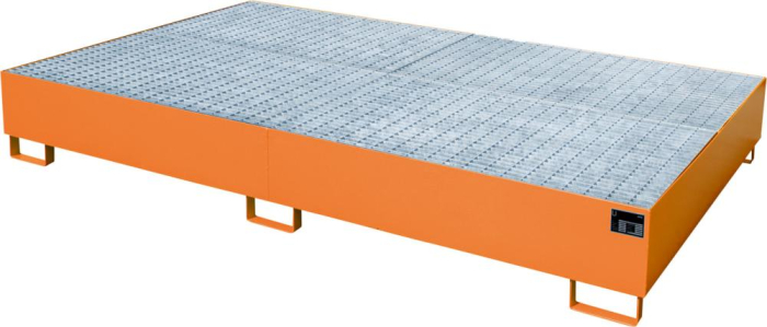 Auffangwanne AW 1000-10F
lackiert orange RAL 2000 - Detail 1