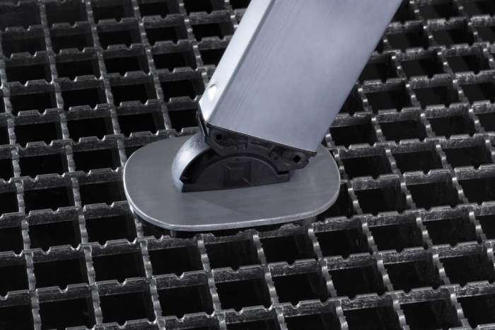 nivello-Fußplatte
B126xT89 mm
für Gitterroste - Detail 1