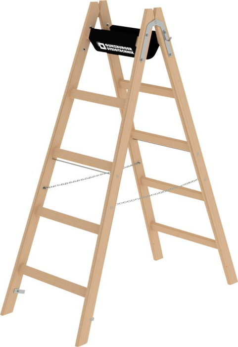 Holz-Stehleiter
2x5 Sprossen
Leiterlänge 1,51 m - Detail 1