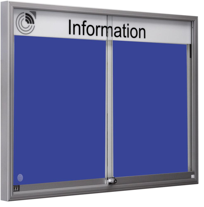 Schaukasten SBT. R-08 SB
blau 973x748x55mm - Detail 1
