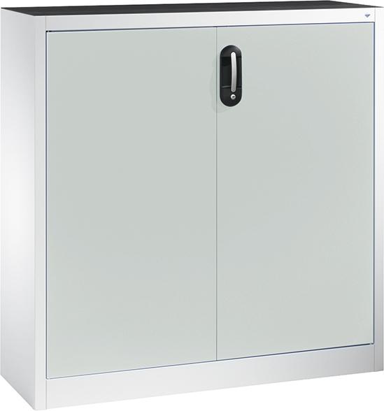 Beistellschrank
B930xT400xH1200 mm
RAL 7035, 2 Fachböden - Detail 1