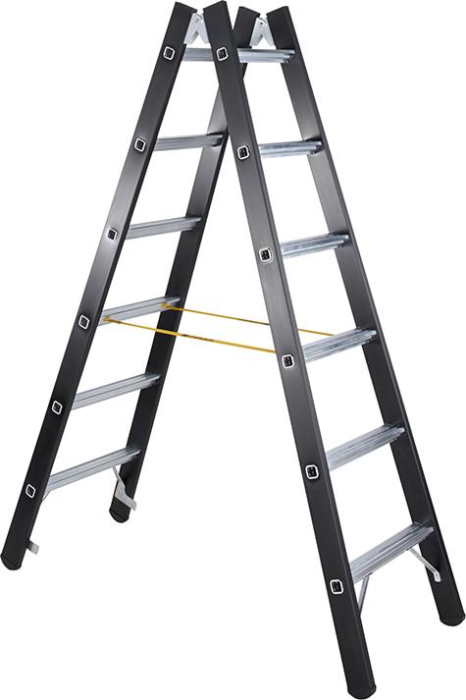 Stehleiter Megastep B
2 x 6 Sprossen
Arbeitshöhe 3,00 m - Detail 1