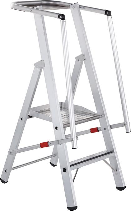 Plattformleiter ZAP
Safemaster S 2 Stufen
Plattformhöhe 0,53 m - Detail 1